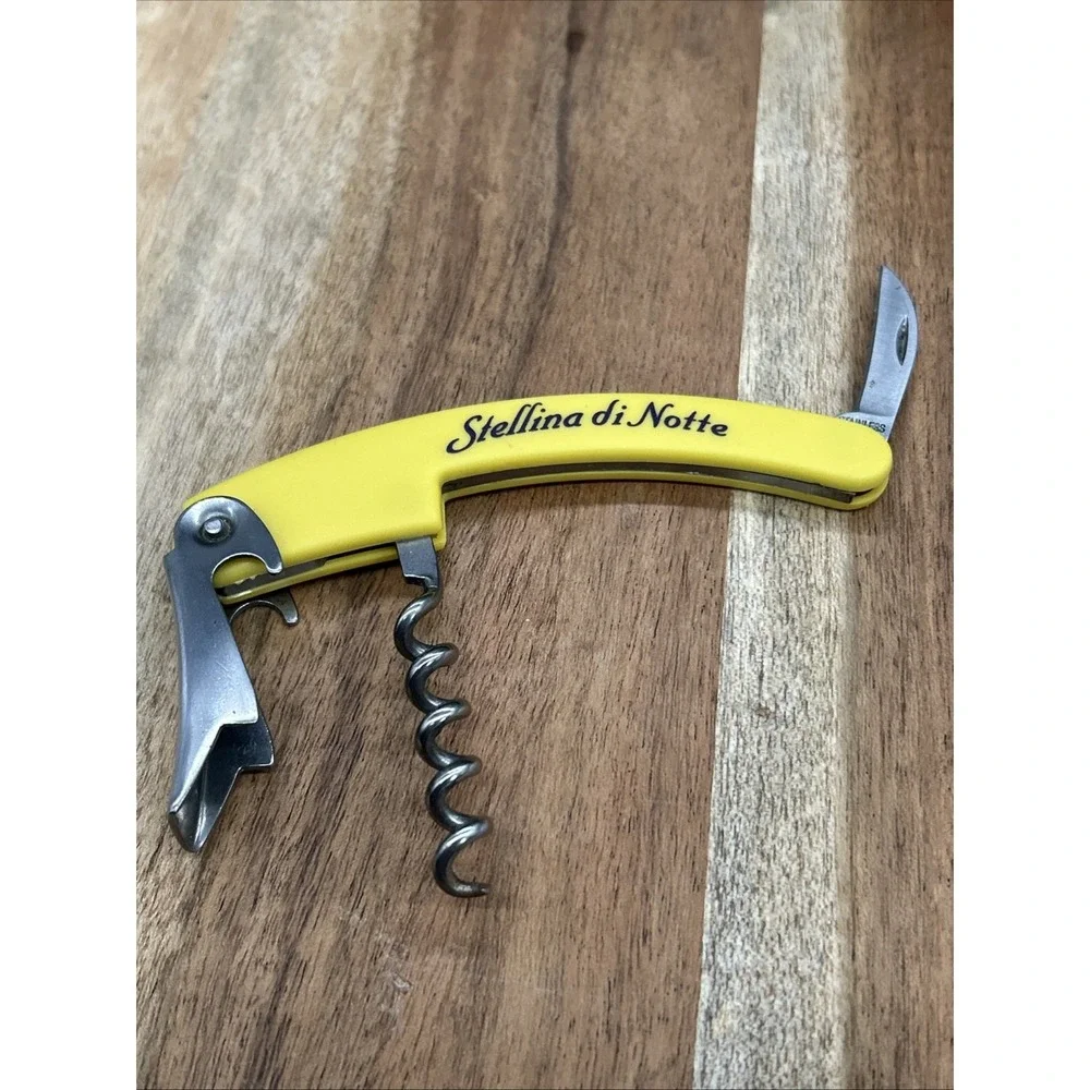 Stellina di Notte Waiter's Corkscrew Wine Bottle Opener Italian Italy Pre-Loved